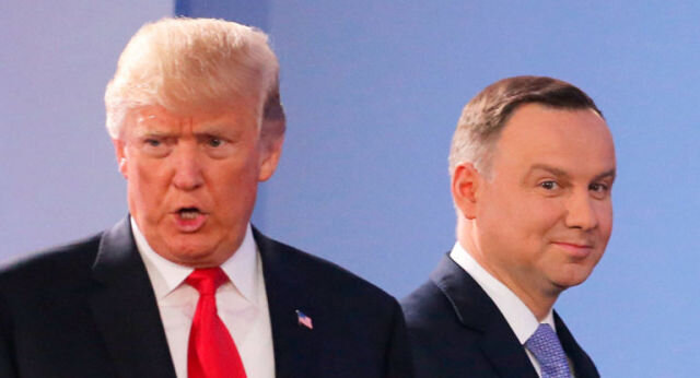 Предводитель храбрых поляков у Трампа.