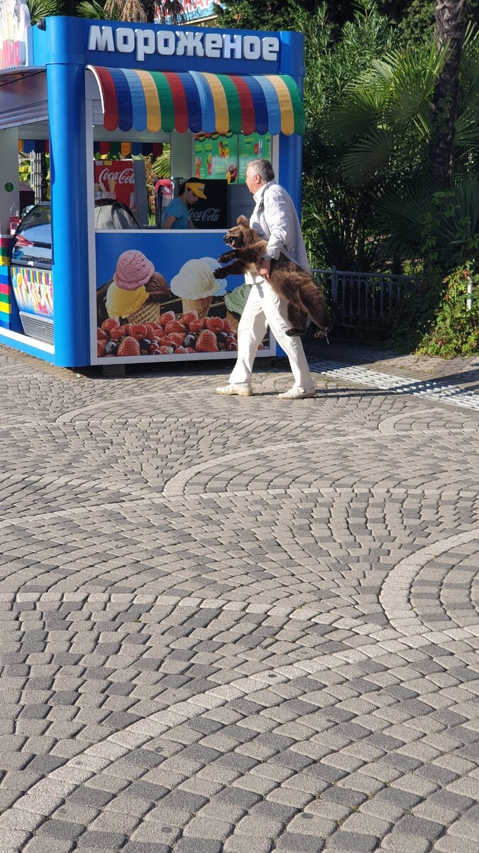 От моей фотокамеры с медведем не убежишь))