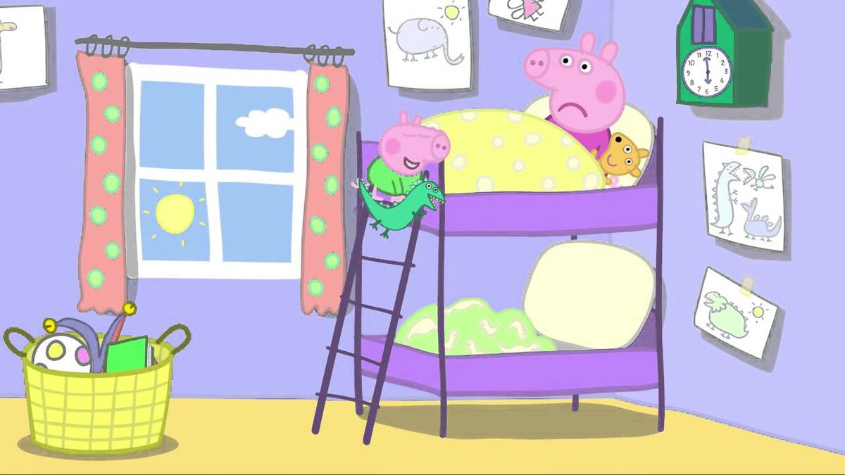 Выражение лица Свинки Пеппы передает мои эмоции в 7 утра в субботу