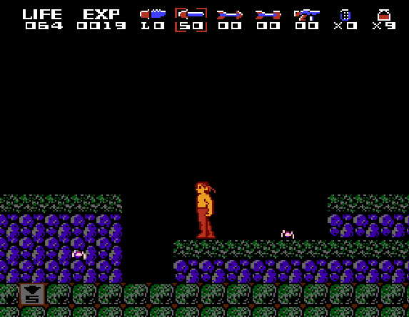 Противник – череп?! Это точно игра про Рэмбо? Кадры из игры «Rambo»