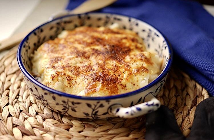 Грабен из цветной капусты под морсом бешамель