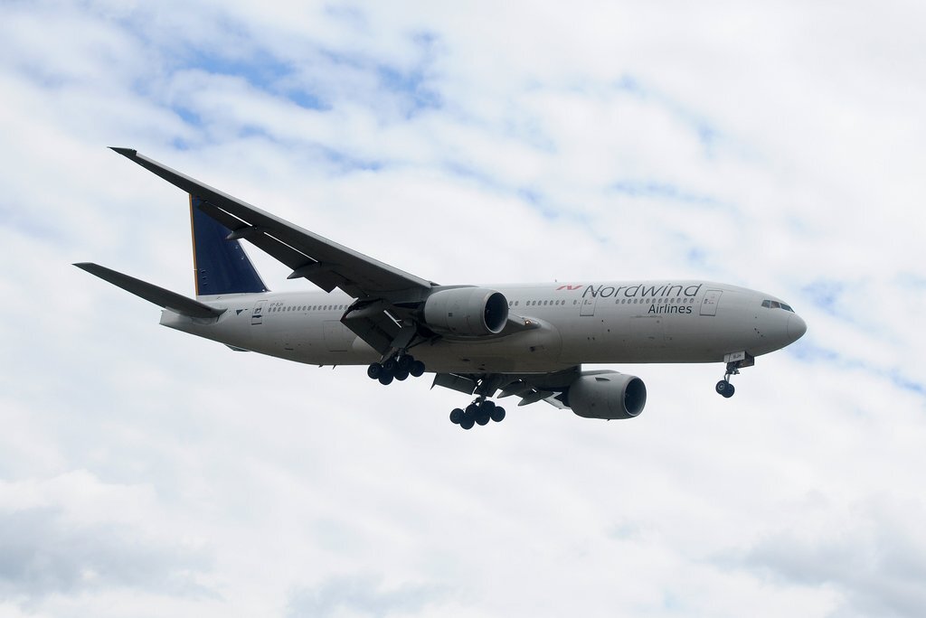 Из Монастира Экс-Сингапурец - VP-BJH - Boeing 777-212(ER) -  Nordwind Airlines 

