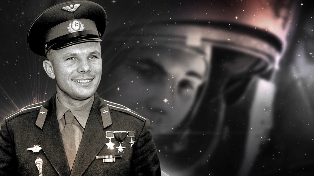 Ю.А Гагарин, думы и грезы о космосе.