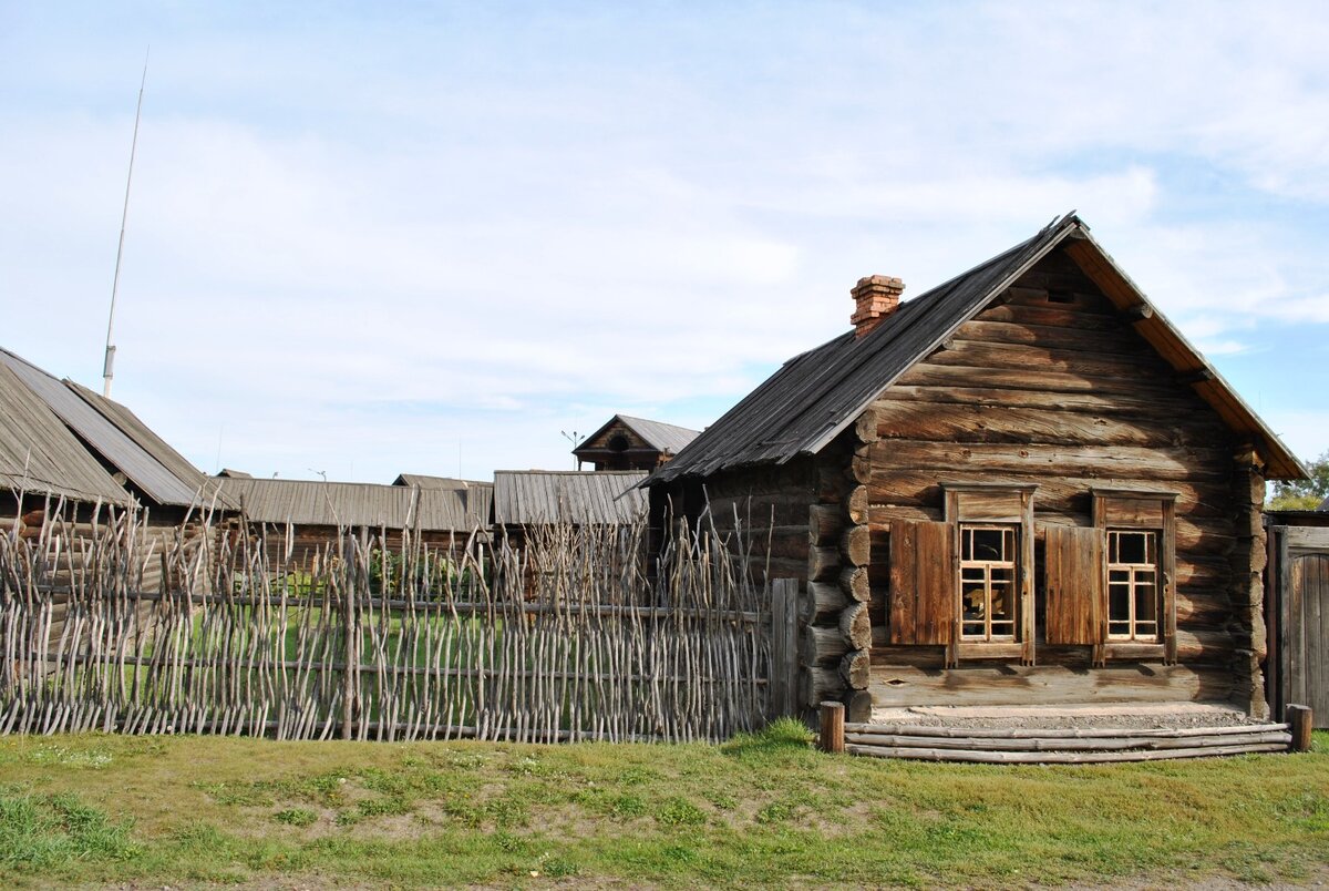 Традиционное жилище Сибиряков Красноярский край