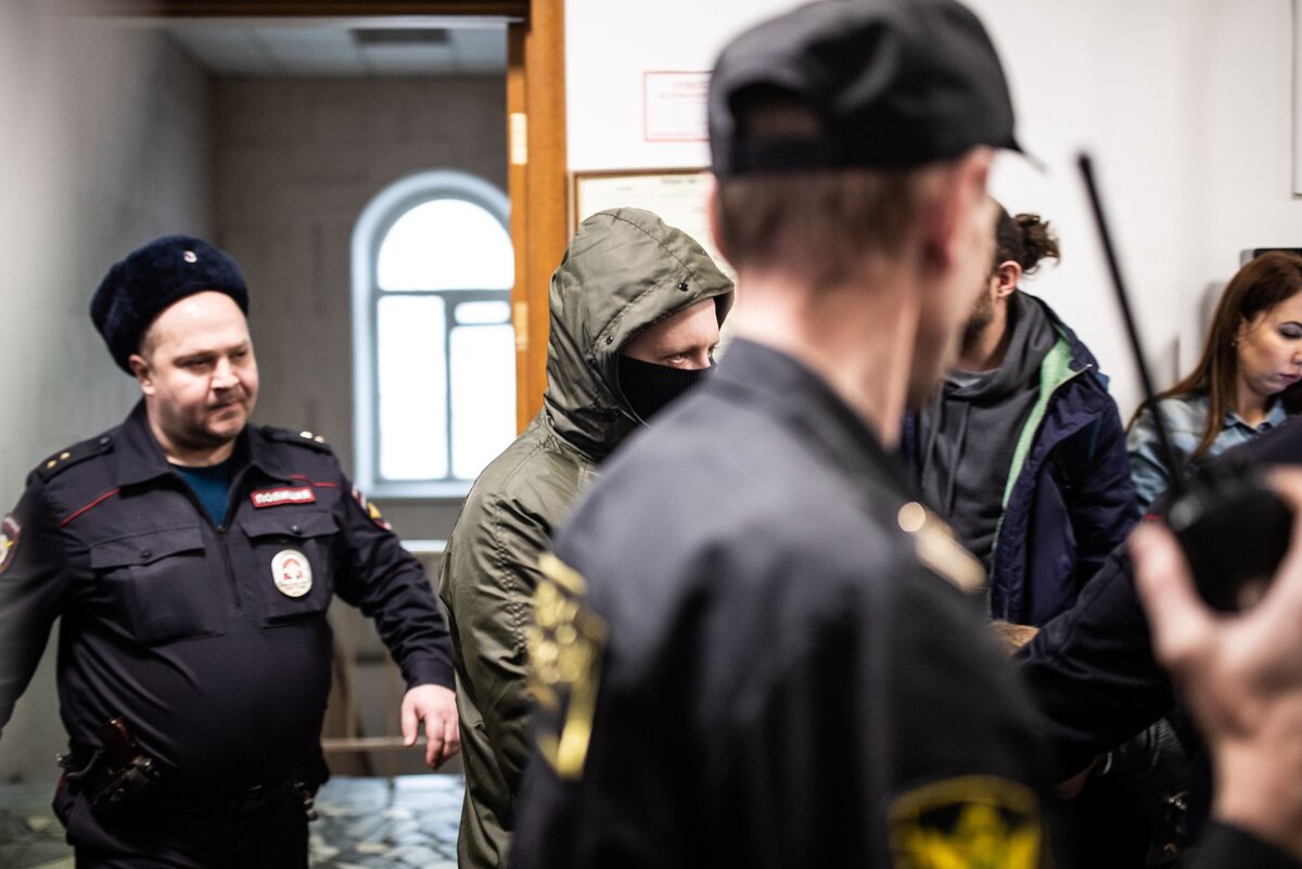 Роман Феофанов в здании суда. Фото: Евгений Фельдман, «Медуза»