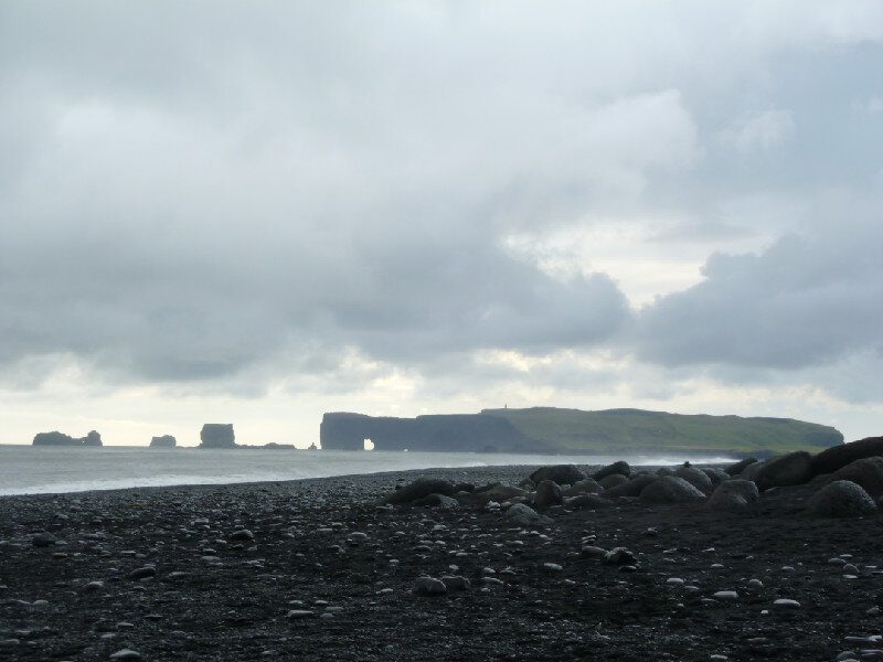 Чёрный пляж Вик. Фото сделано автором 
