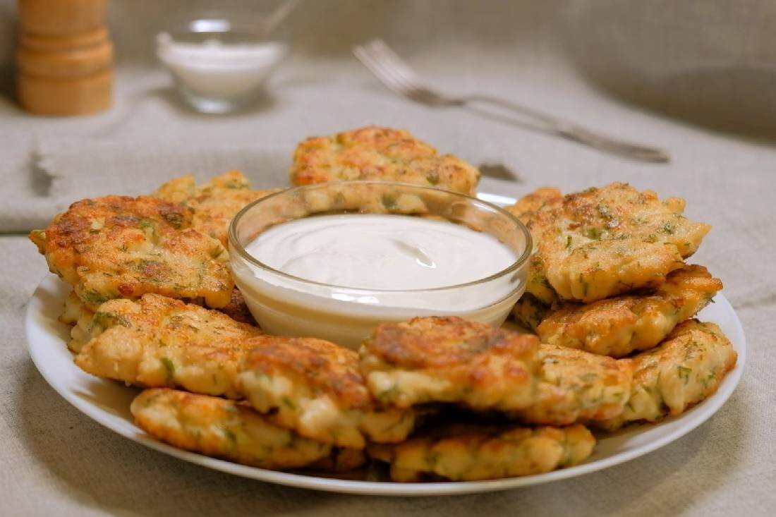 Куриные оладушки
