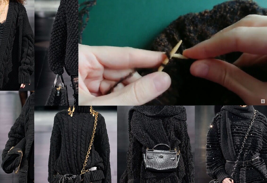 Фрагменты моделей Dolce & Gabbana