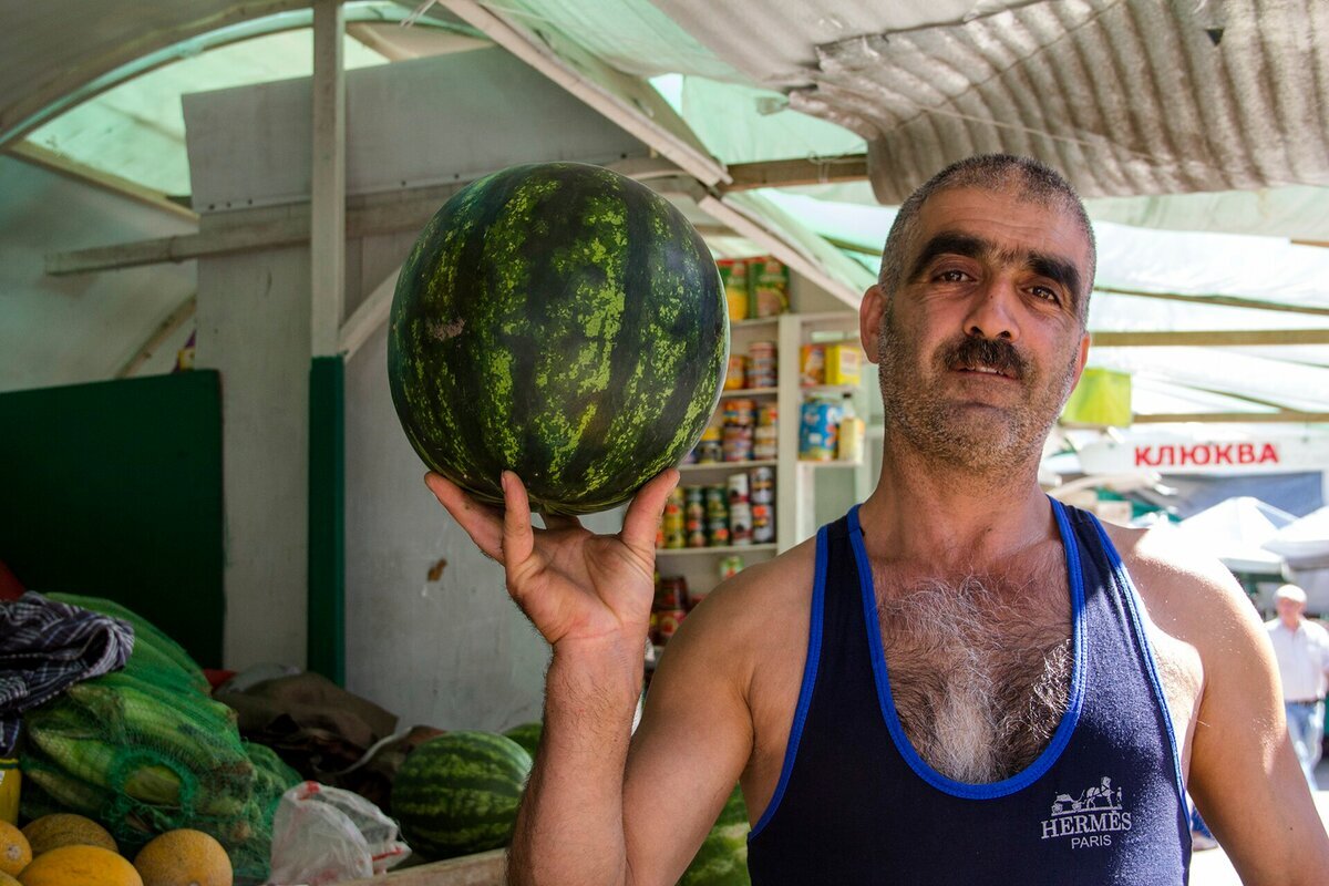 Продавец арбузов