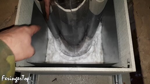 Как сделать пожаробезопасный проход перекрытия дымоходом в бане. Монтаж ...