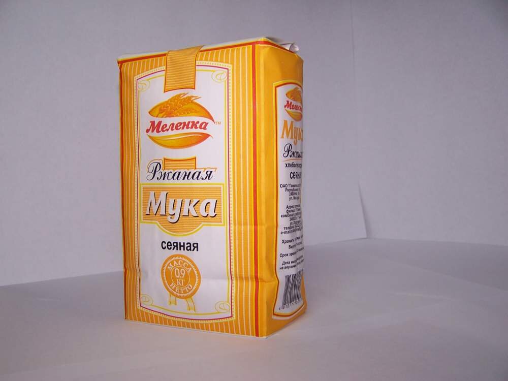 Ржаная мука сеяная.