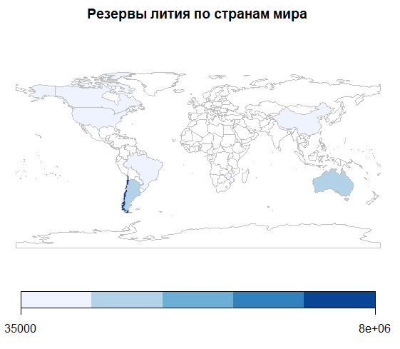 Данные U.S. Geological Survey, графика автора