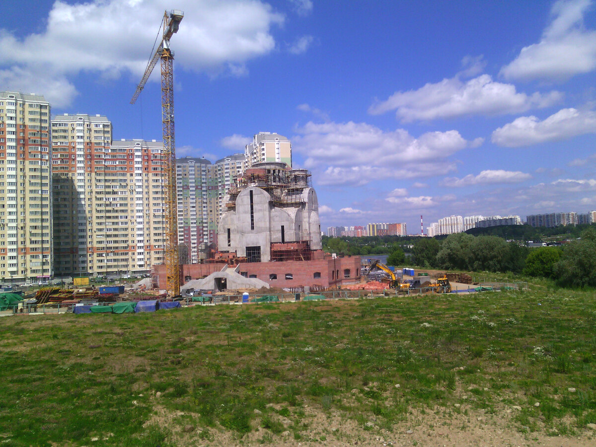 мост в павшинской пойме