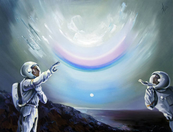 Утро на Марсе.  2012