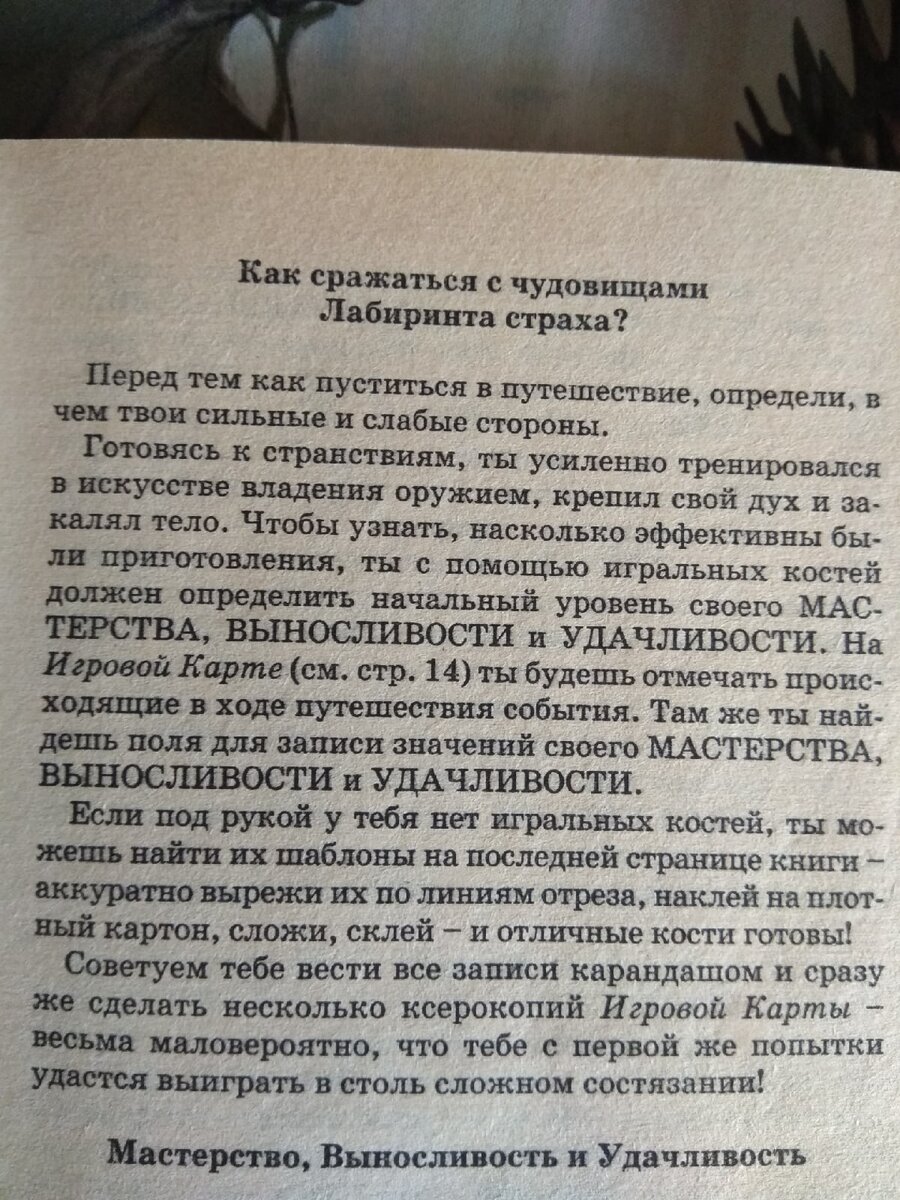 Перед начало игры необходимо было создать персонажа.