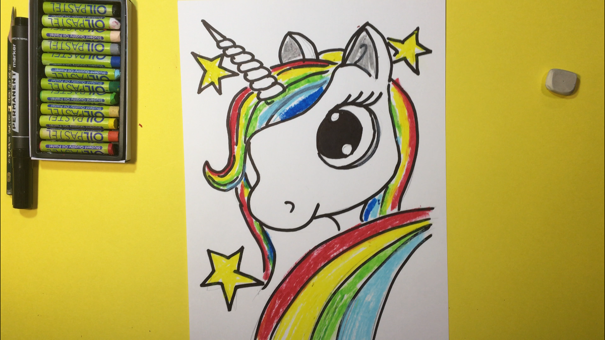 Как нарисовать ЕДИНОРОГА. 