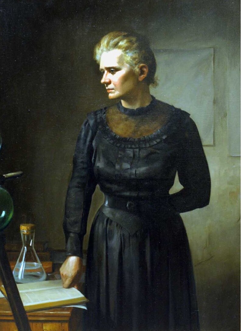 Не знаю художника. "Мари Кюри"