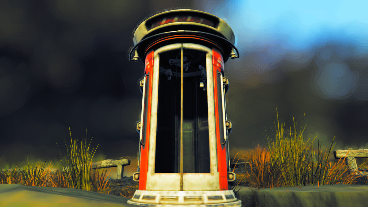 Симптомат - аппарат для лечения болезней - скриншот из игры Fallout 76