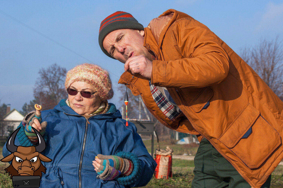 Нина Усатова и Владимир Терещенко. Кадр из фильма «Управдомша»