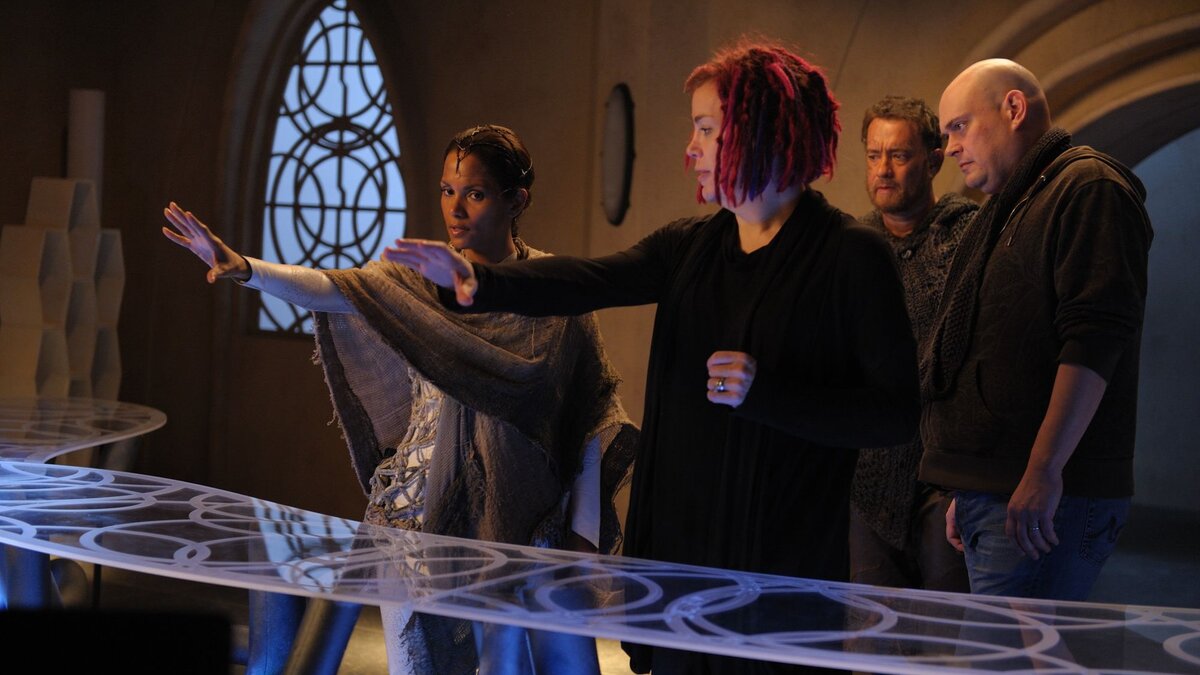 Холли Берри и Лана Вачовски на съемках фильма "Облачный атлас", 2012 г. @ Warner Bros.