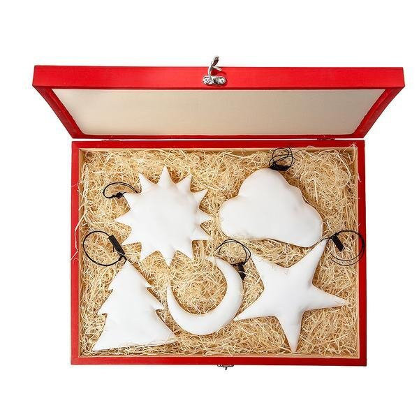 Источник фото: olgabelikova.ru. Набор ёлочных игрушек