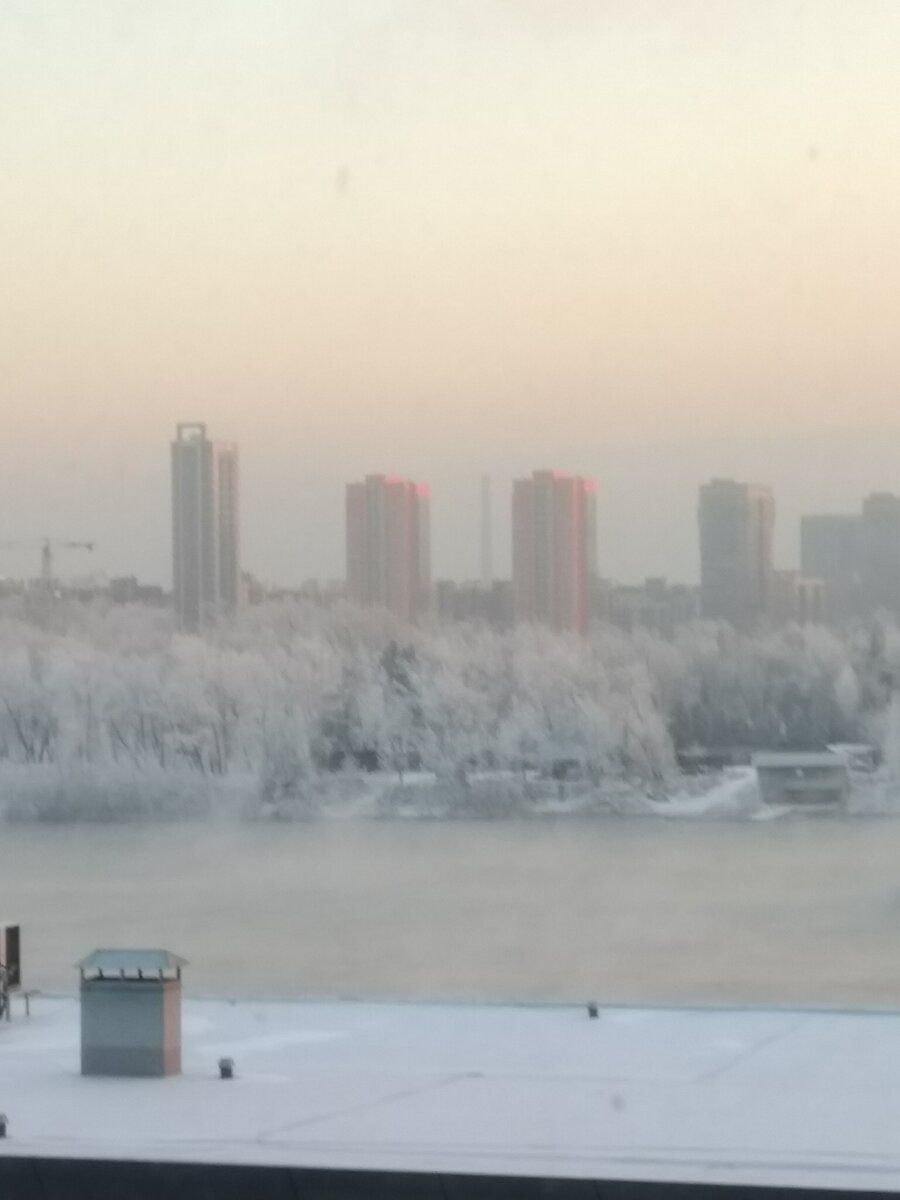 Фото автора. У нас морозец. 