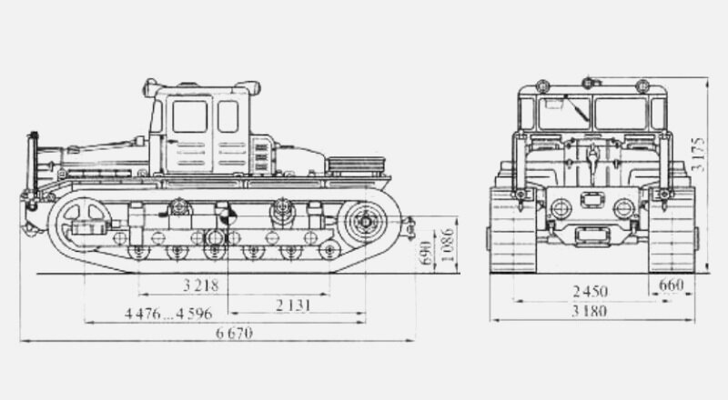 Дизель-электрический ДЭТ-250: уникальный советский трактор, который 55 ...