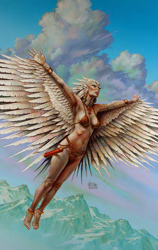 Кельтская гарпия. Автор: Клайд Калдуэлл