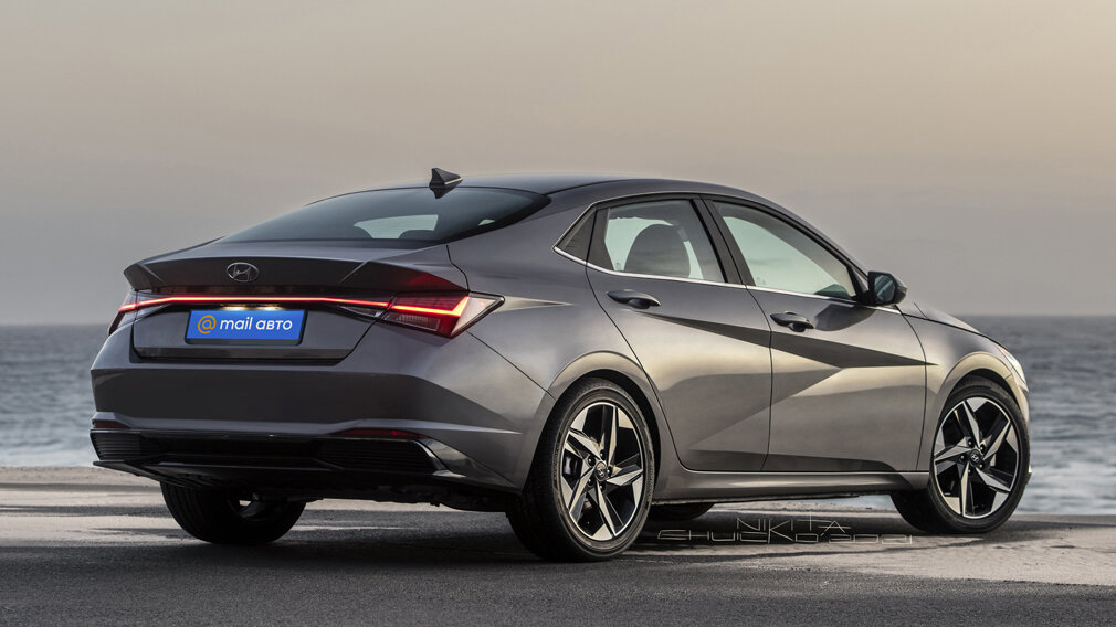 независимый рендер Hyundai Solaris нового поколения