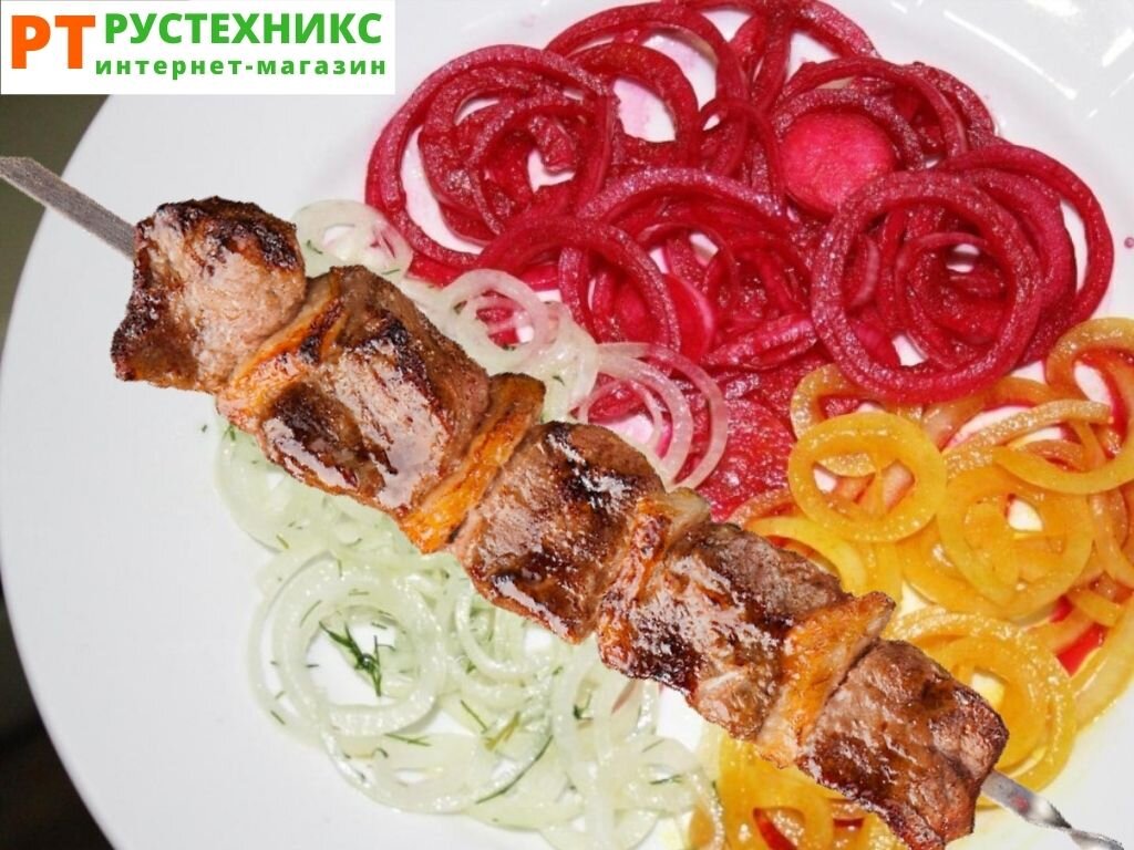 Цветной маринованный лук к шашлыку) Просто! Вкусно! Красиво!