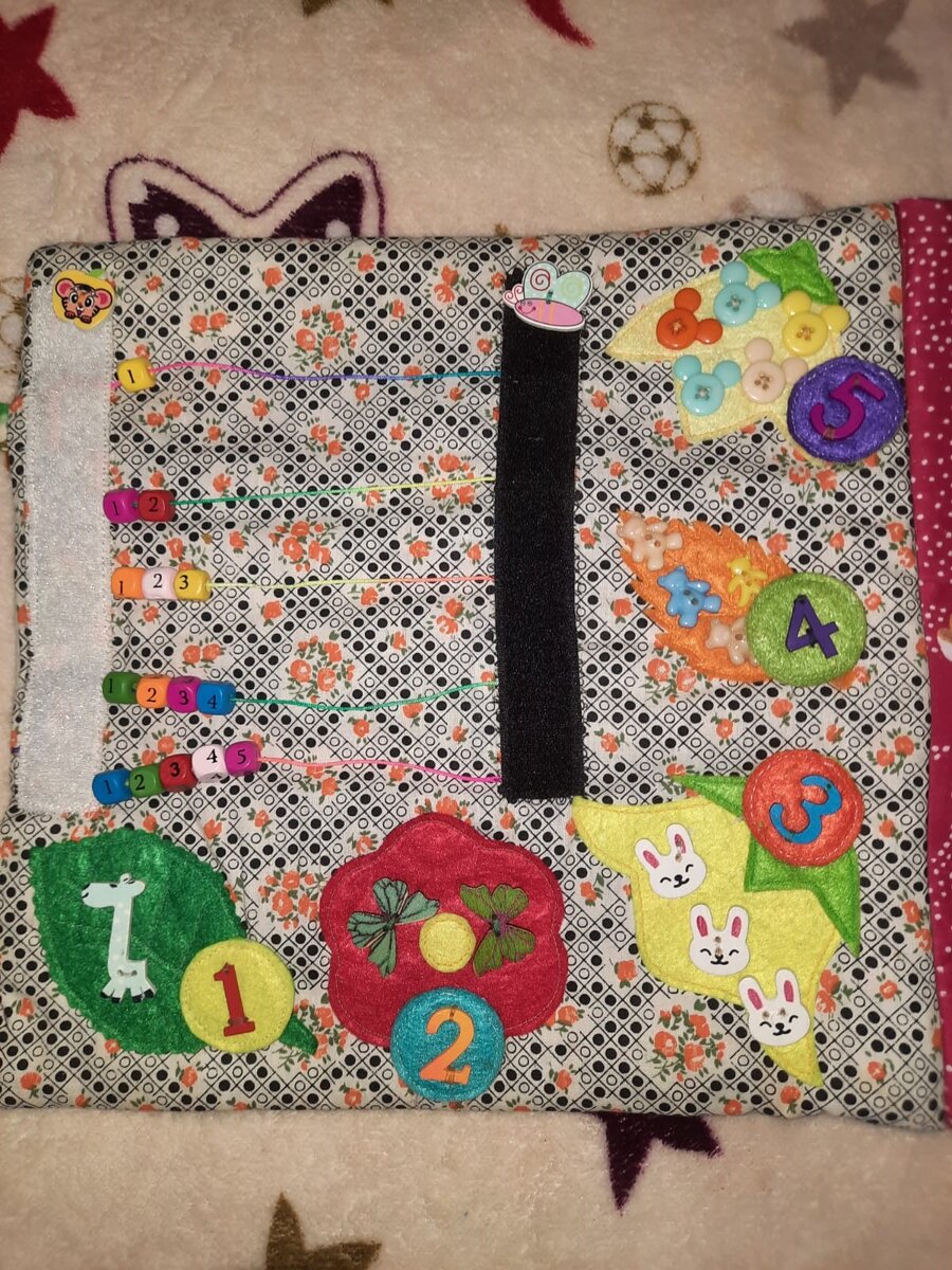 Обзор мягкой книжки, сшитой своими руками. Часть 2. Страница 9