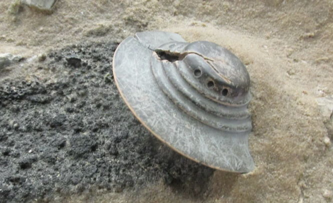 Макет падения НЛО в Розуэлльском музее. 