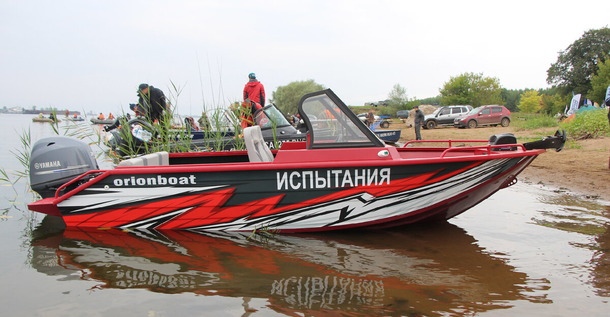 Наша пленка на лодке ORIONBOAT 46FISH
