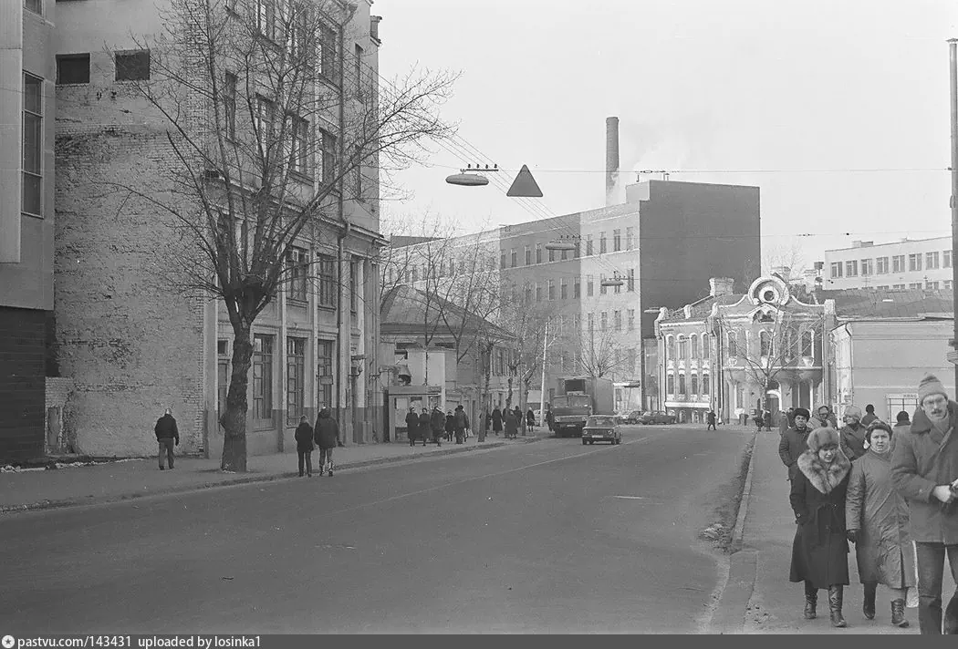 Верхняя Красносельская улица 1986 г. Фото И. Нагайцева.