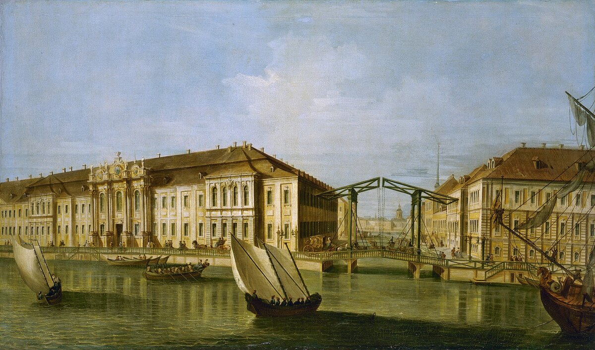 Второй Зимний дворец при  Петре Первом. Из интернета