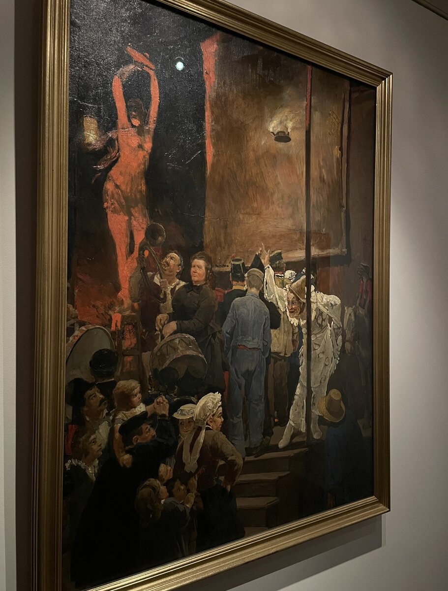 "Акробаты (на празднике в окрестностях Парижа)" Виктор Васнецов 1877 г. 