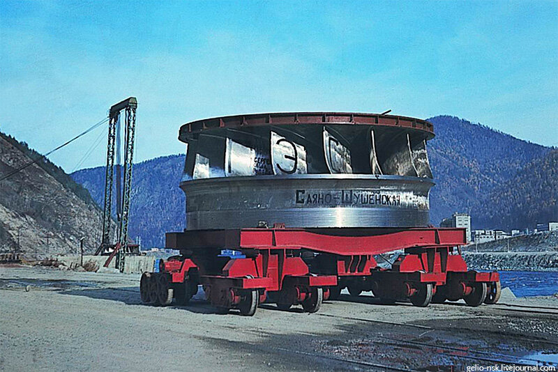 История энергетики России в фотографиях: Как строилась Саяно-Шушенская ...