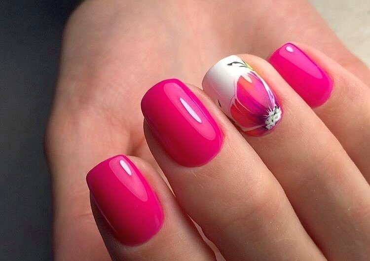 Лунный маникюр - фото | Pink nail art, Pink nail art designs, Manicure