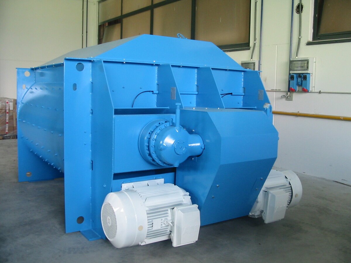 Двухвальный бетоносмеситель MB от компании CM (Италия)