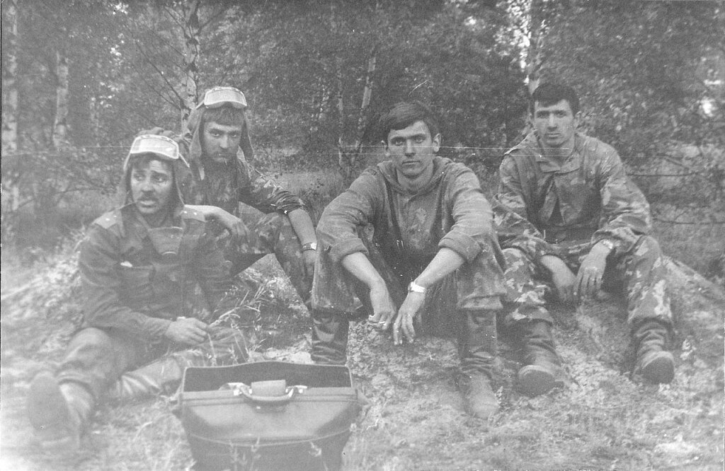 Офицеры и прапорщики разведроты 67МСП