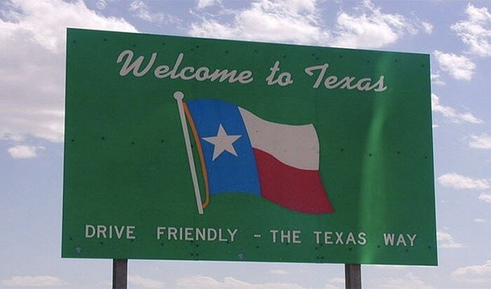 
Флаг Техаса.
