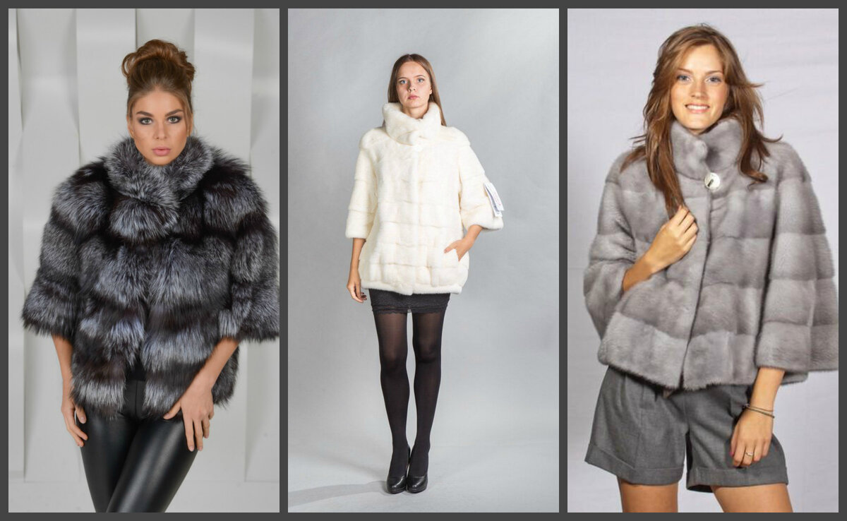 Так НЕ ДОЛЖНА выглядеть ваша шуба. Посмотрите, как превращает фигуру в шарик объемный мех и как рубит пропорции воротник-стоечка.