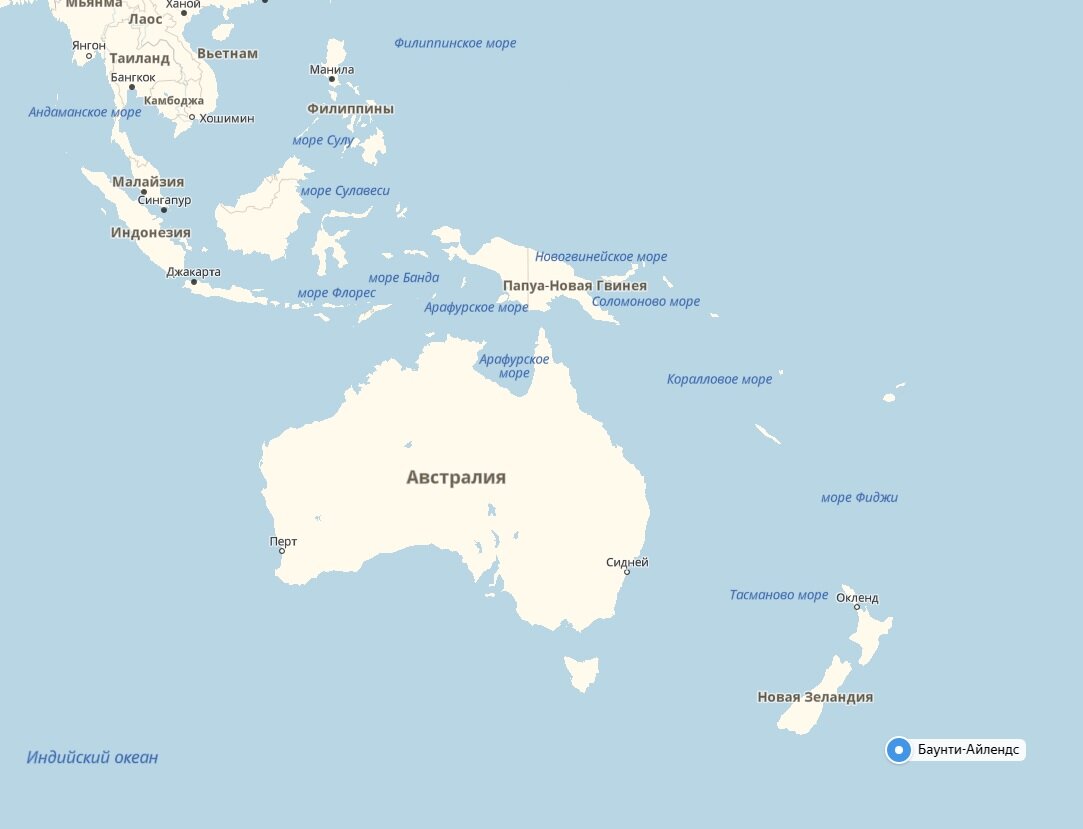 Острова архипелаги австралии. Архипелаг Баунти на карте. Остров Баунти в Тайланде на карте. Баунти архипелаг новая Зеландия.