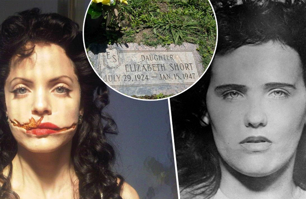 Элизабет Шорт слева - в экранизации, справа - реальное фото