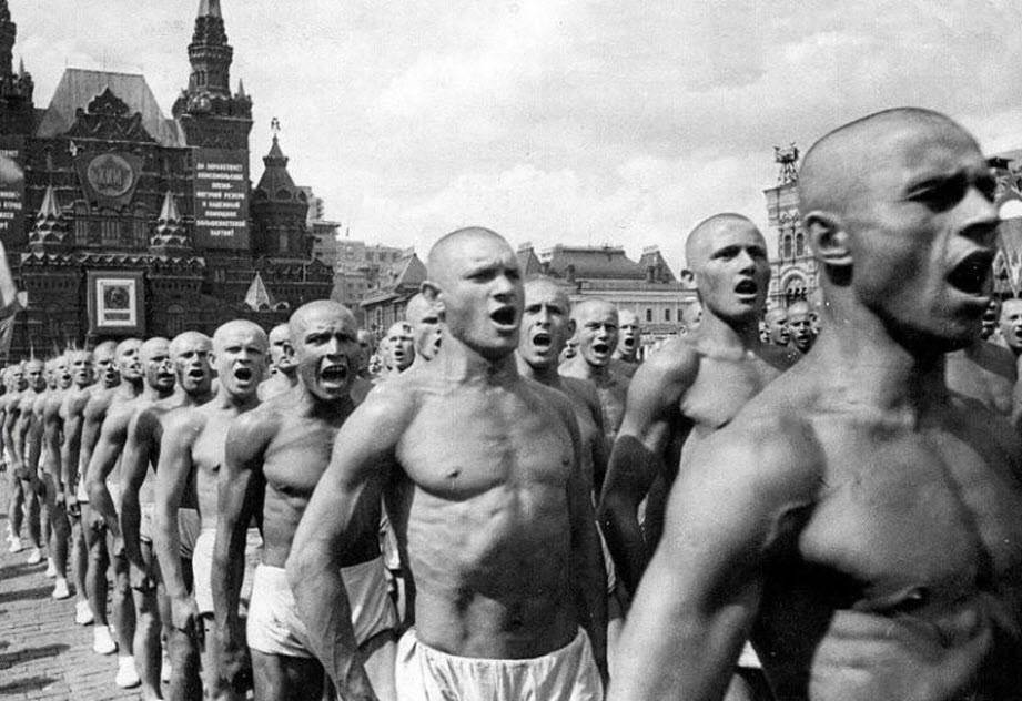 Парад физкультурников в Москве