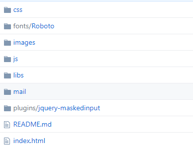 Шаблон для быстрого старта верстки сайта на HTML/CSS/JS