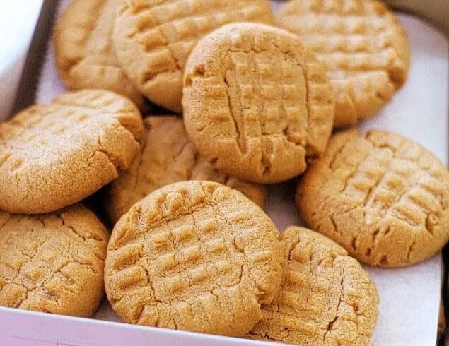Арахисовое печенье без выпечки