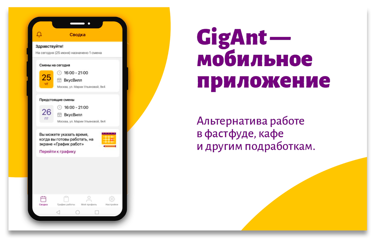 Приложение для подработок: как устроиться в магазин рядом с домом на неполный  день? | GigAnt | Дзен