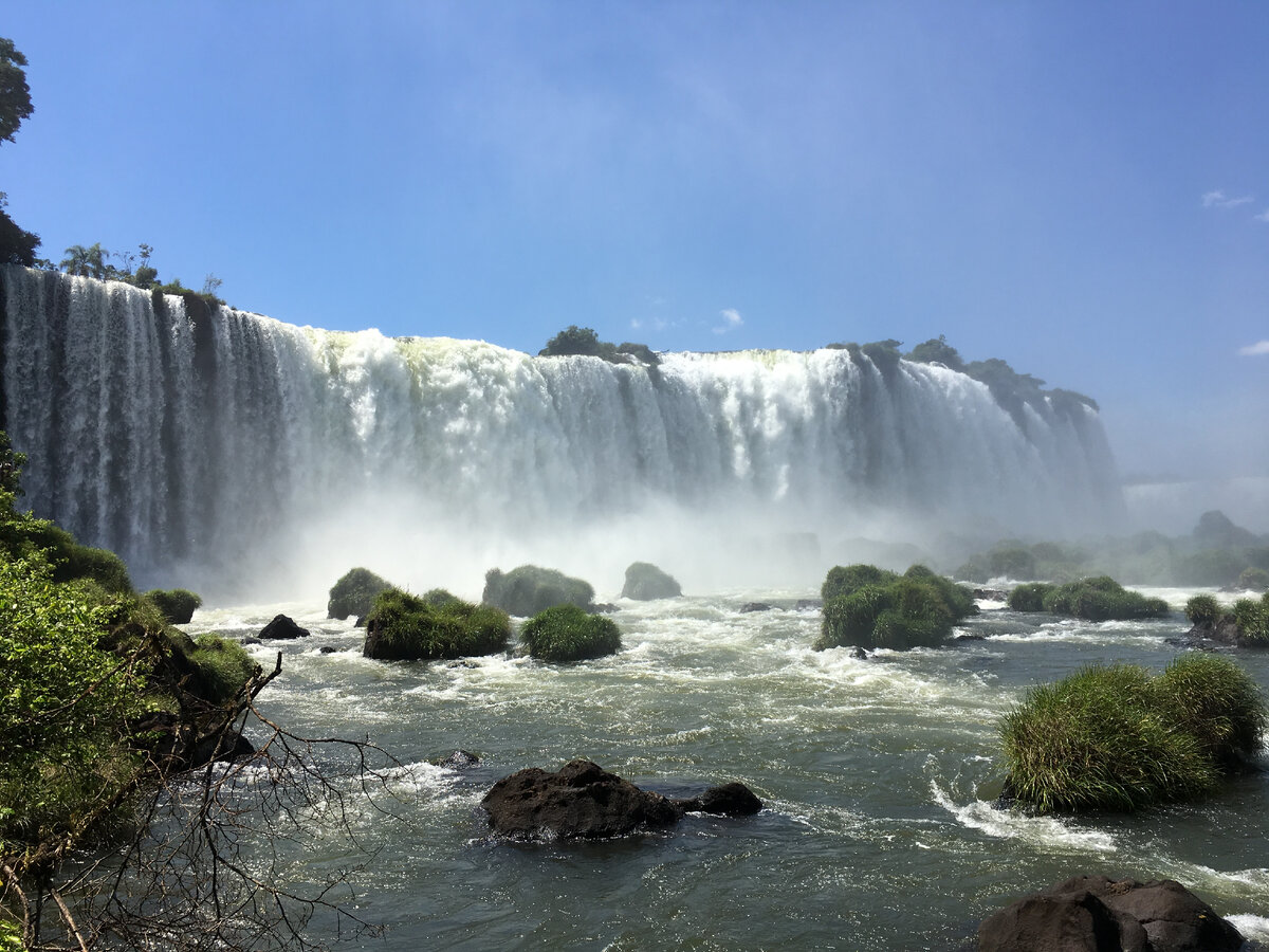 Игуасу водопад в засуху