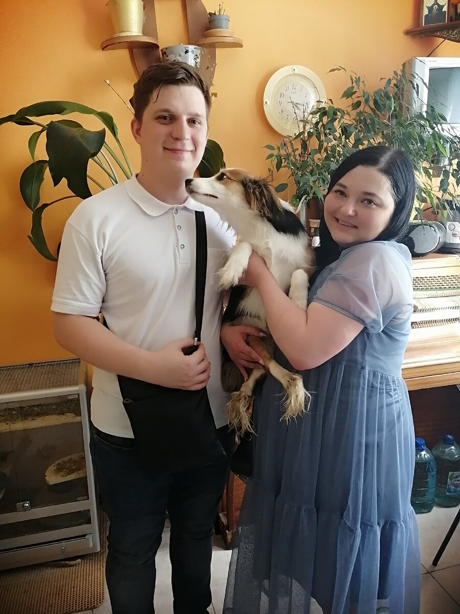 Первое фото с Булочкой